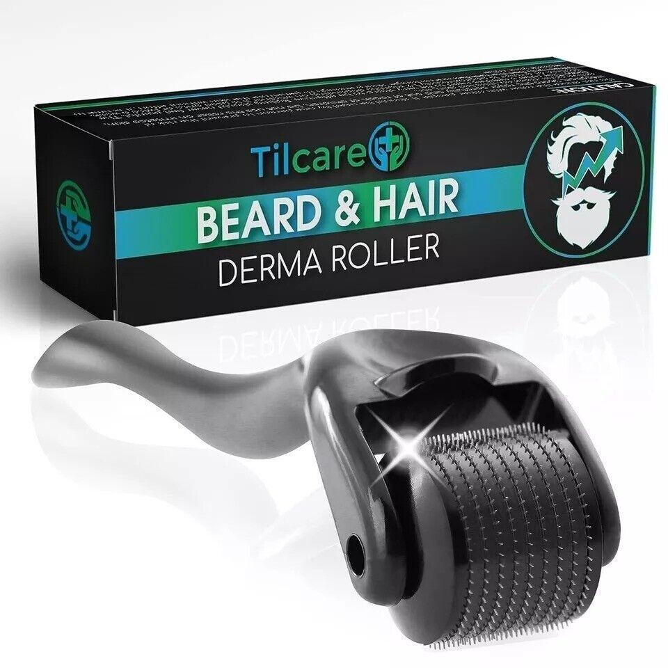 Rodillo De Titanio Para El Crecimiento & Cuidado De La Barba, Beard Derma Roller