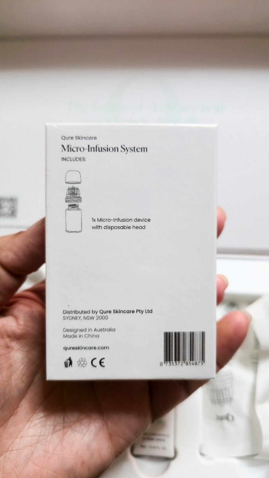 QURE SKINCARE Micro-Infusion System 2 Month Supply Microneedling for Dark Spots