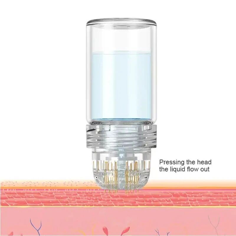 New 1Pcs 20 Pins 0.25~1.5mm Derma Roller With bottle Anti-Wrinkle Ant-Aging Tool
