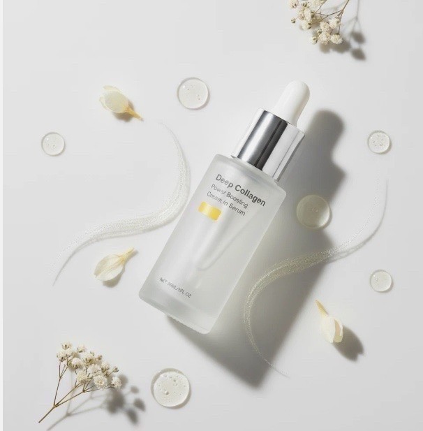 Deep Collagen Power Boosting Cream-in-Serum Anti-Aging Plumping Facial Treatment