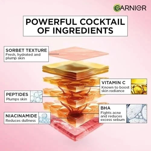 Garnier Niacinamide Sorbet Moisturizer 45g Oil Control Hydration