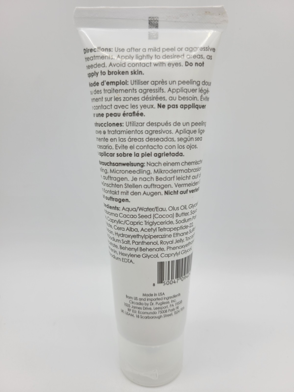 Circadia Post Peel Balm 60 mL / 2 oz NEW