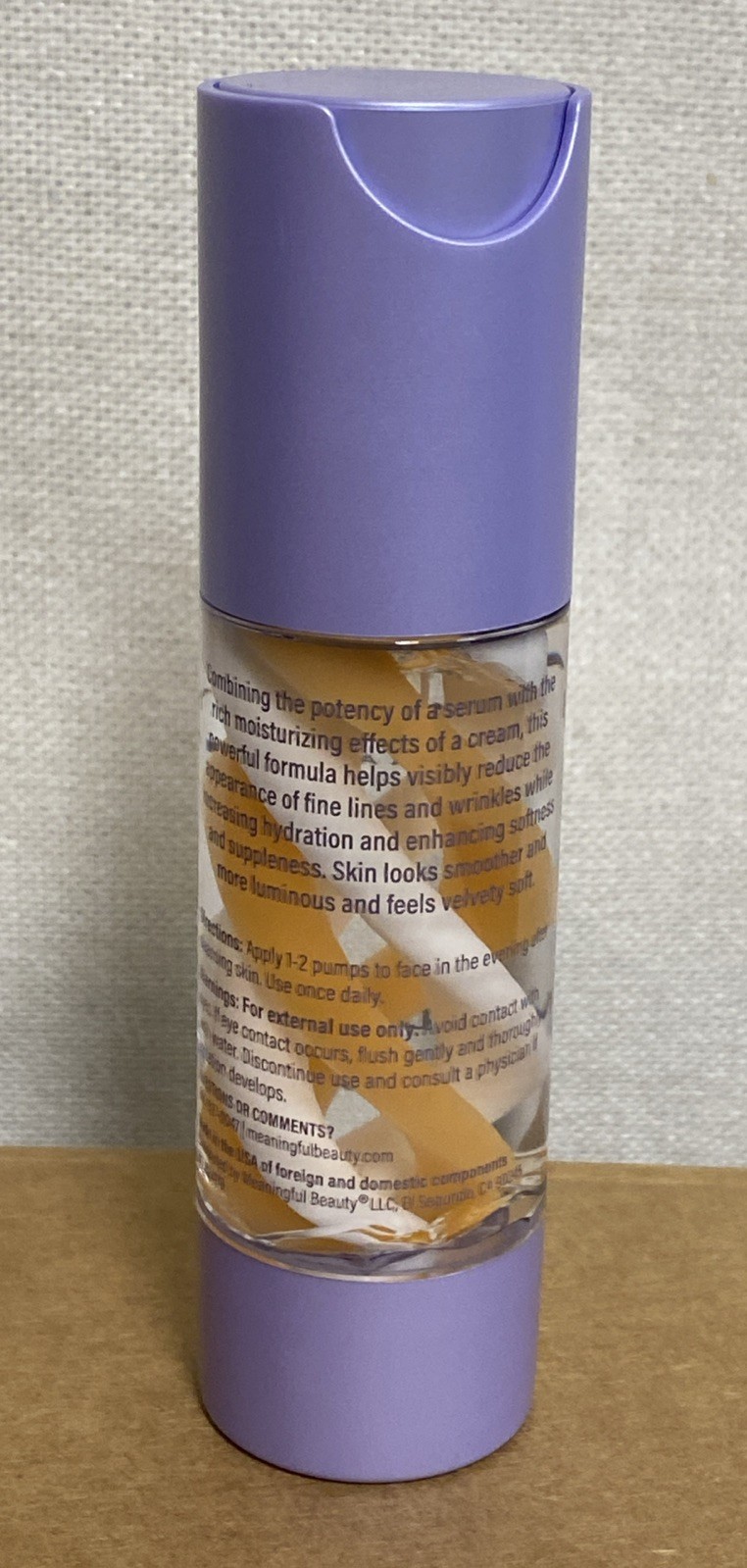 Meaningful Beauty Cindy Crawford Creme De Serum 1 oz 30ml