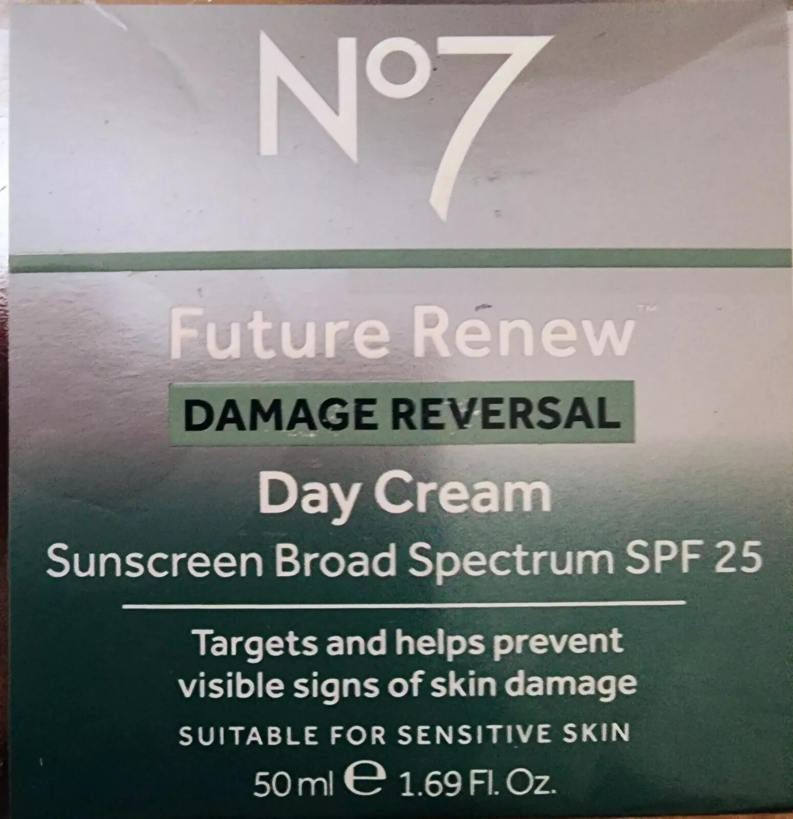 No7 Future Renew Damage Reversal Day Cream SPF 25 1.69 oz Exp.09/2025