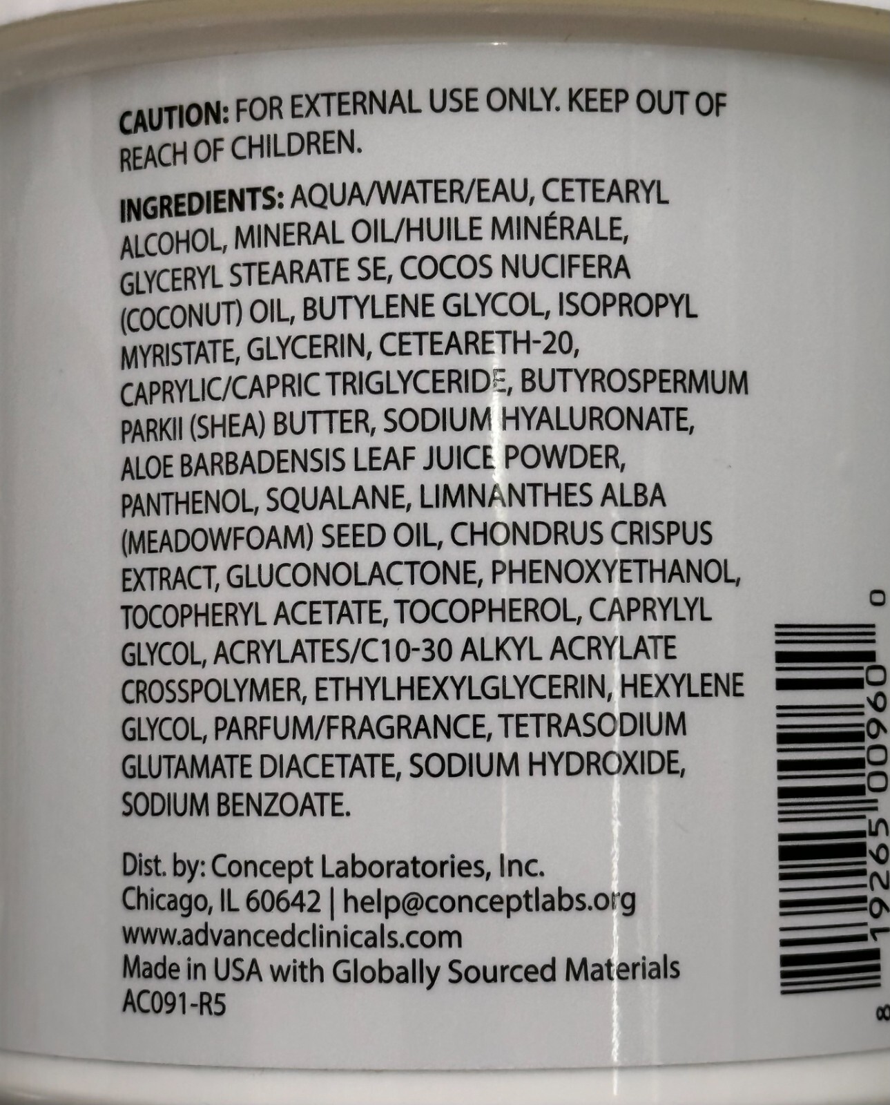 2-Pk ADVANCED CLINICALS Spa Size HYALURONIC INSTANT SKIN HYDRATOR Volume Restore