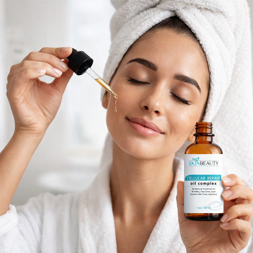 Ultimate Organic Repair Oil Complex with C, E Vitamin & Hyaluronic Acid