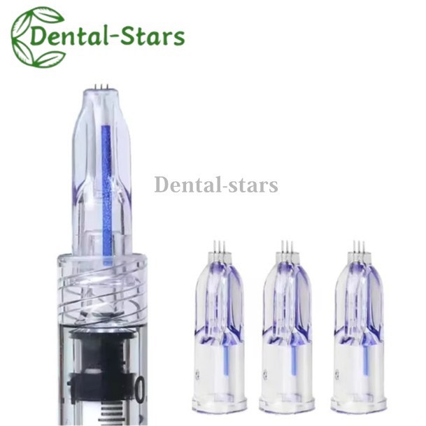 Crystal Nanosoft Microneedles 3Pin Needles Anti Aging Eyes Face Neck Skin Care