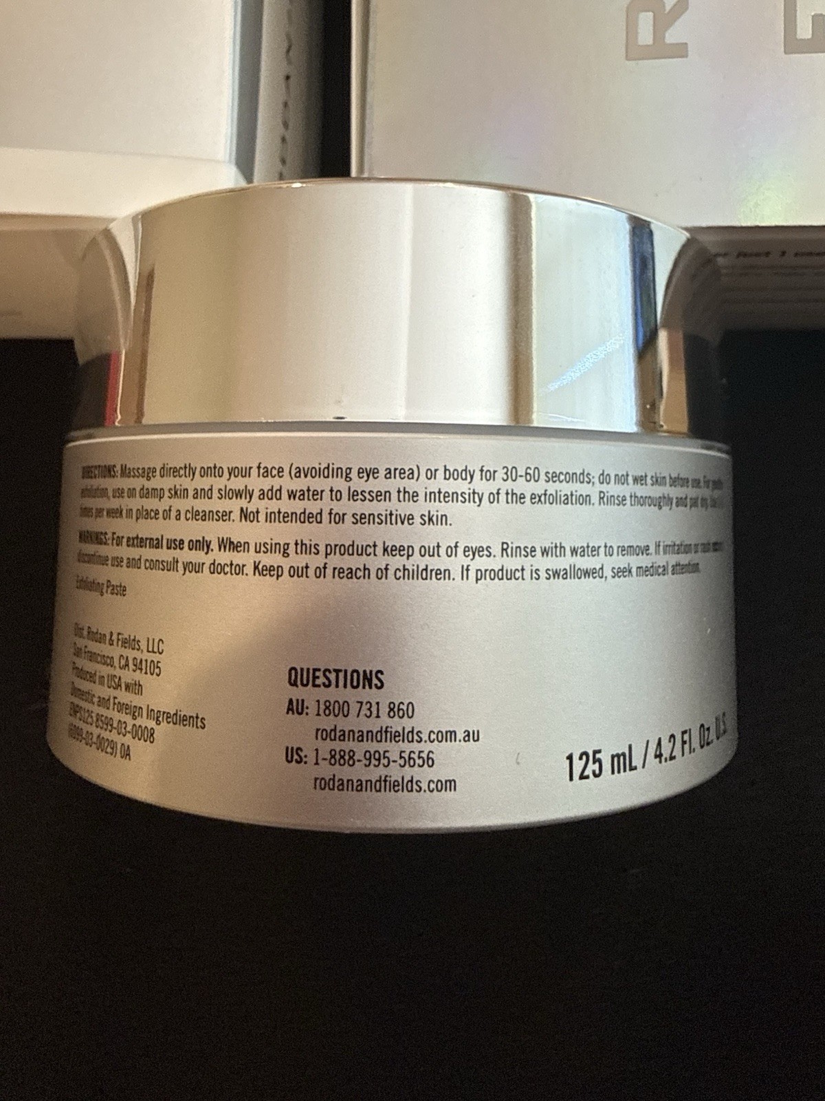 Rodan and Fields Enhancements Micro Dermabrasion Paste 4.2 oz