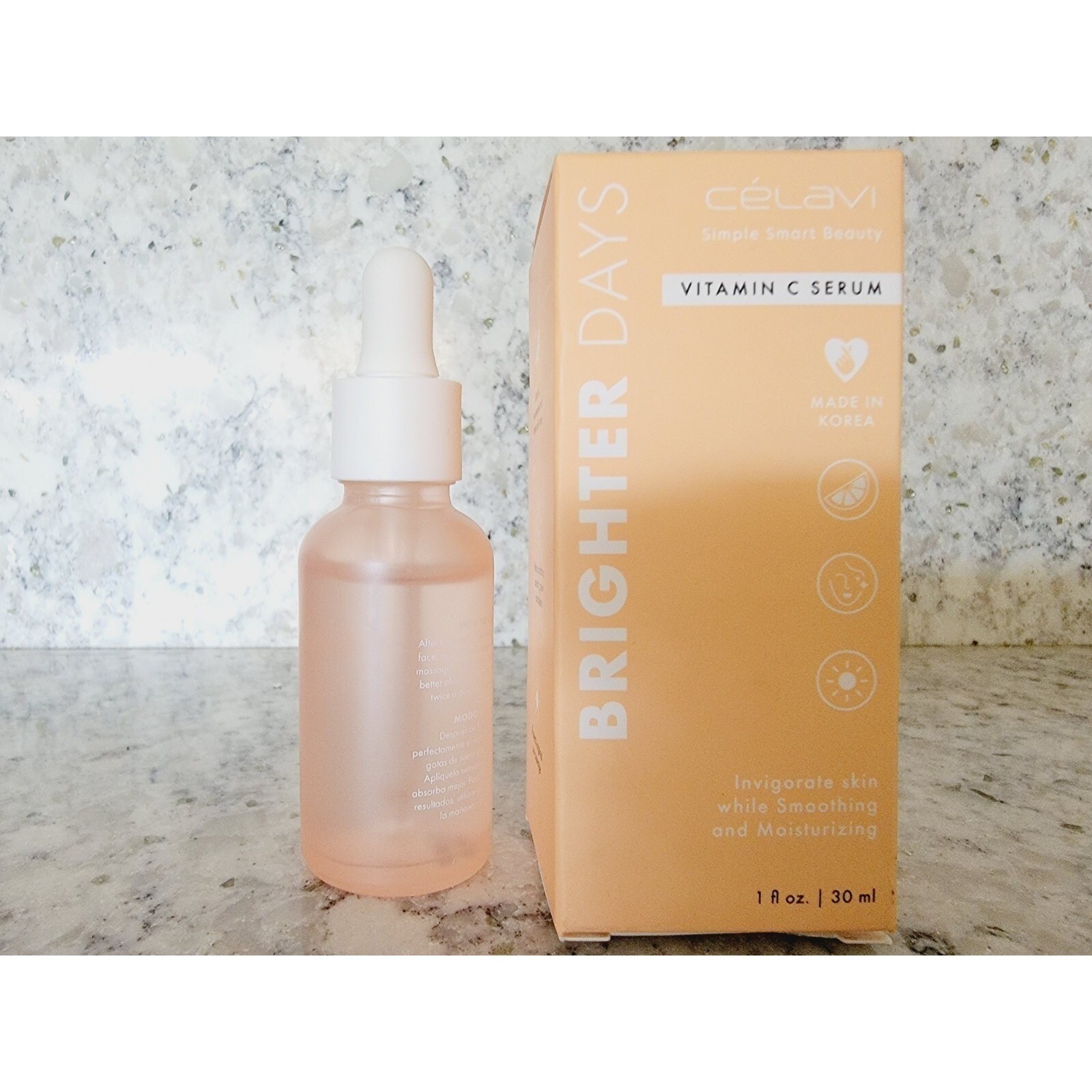 Celavi Brighter Days Vitamin C Serum 1 fl oz 30ml Made in Korea NIB