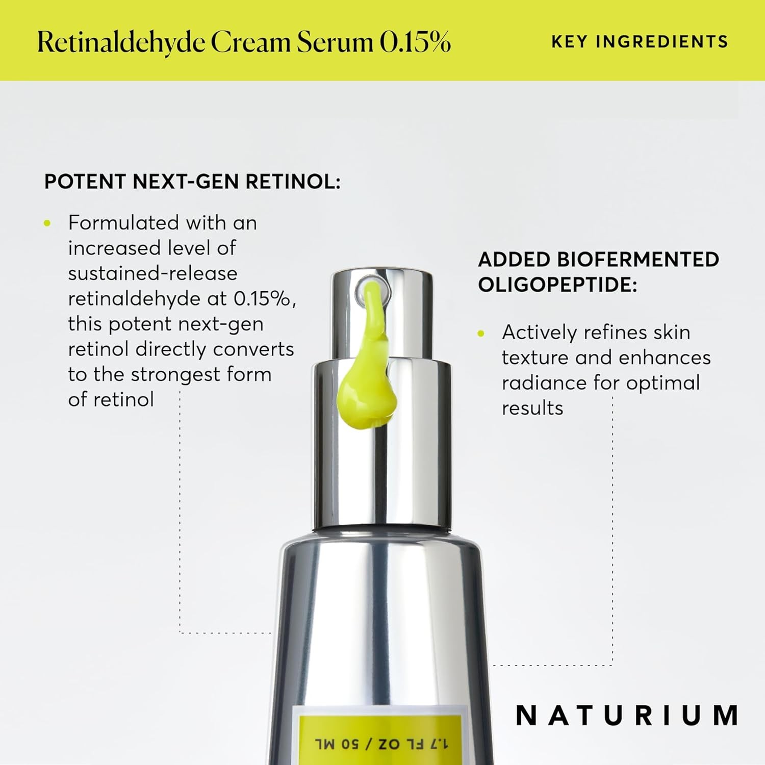 Retinaldehyde Cream Serum 0.15% Advanced Anti Aging Smoothing Potent Skincare