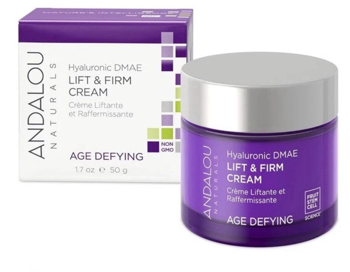 Andalou Naturals Hyaluronic DMAE Age Defying Lift & Firm Cream 1.7 Ounces (50 g)