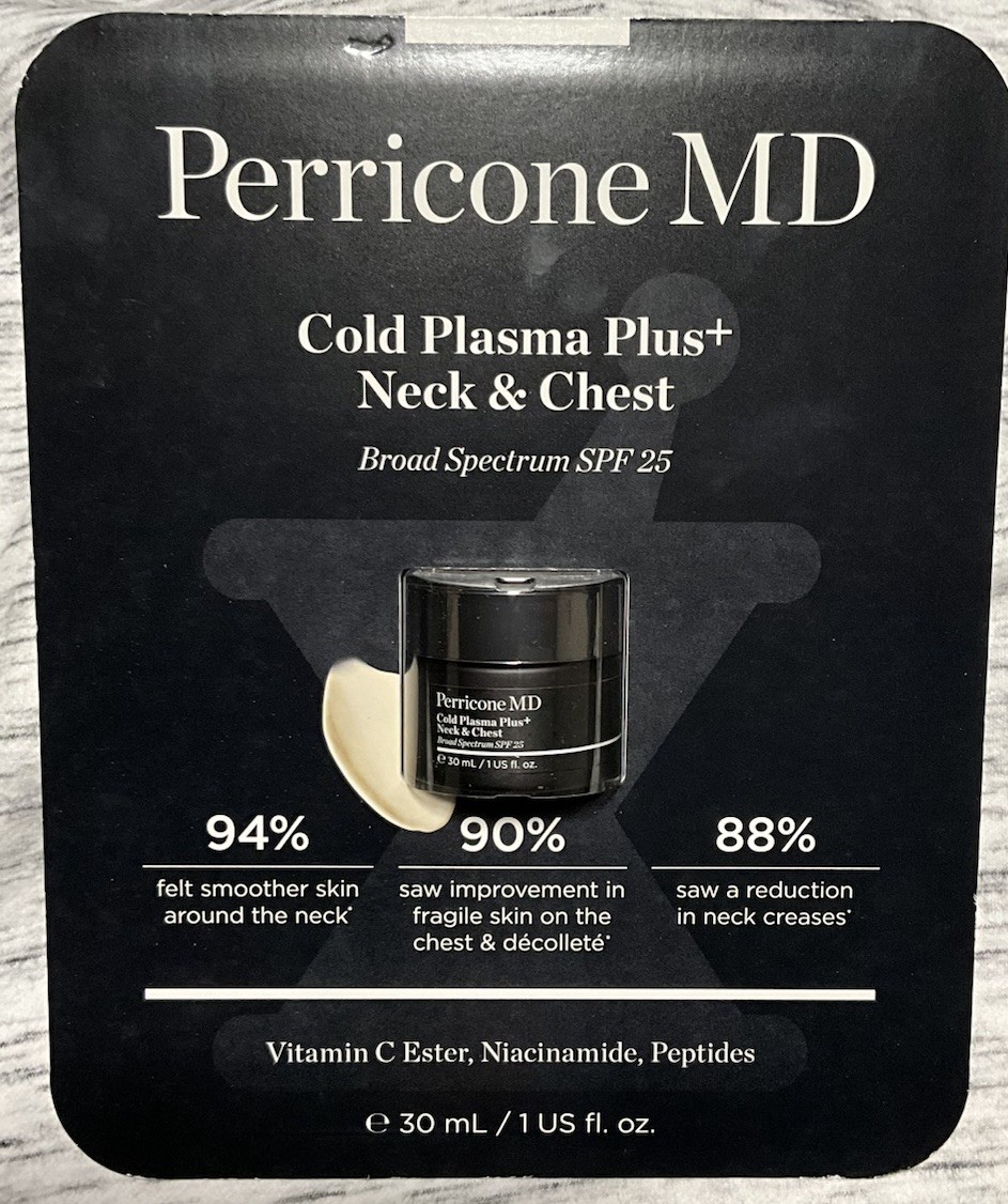 Perricone MD Cold Plasma Plus+ Neck & Chest Broad Spectrum Moisturizer SPF 25