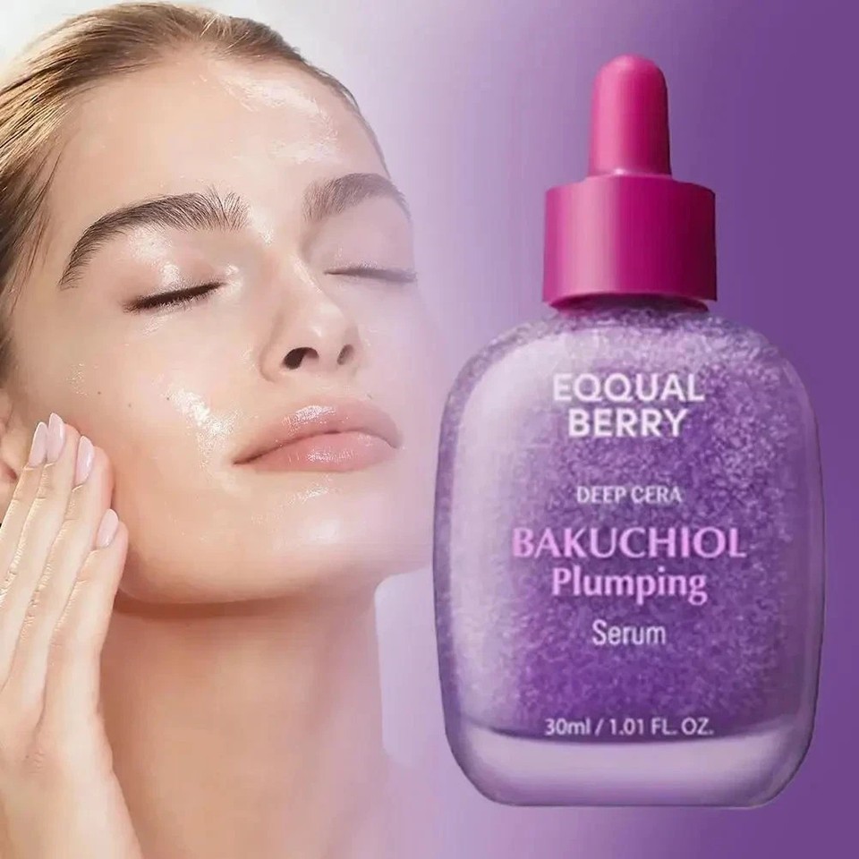 EQQUALBERRY Vitamin Illuminating Serum Bakuchiol Plumping Face Serum 30ml