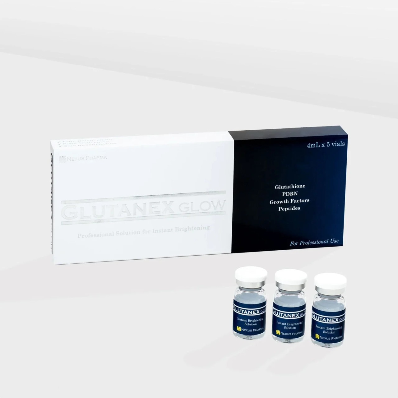 Glutanex Glow Glutathione + PDRN Serum – Box of 5
