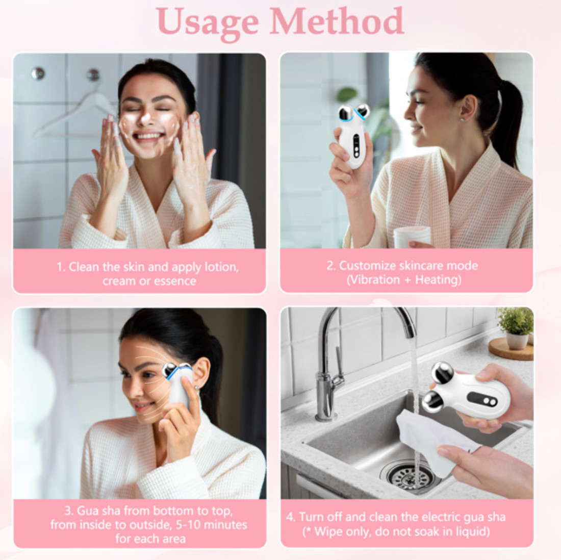 EMS Facial Massager Face Lift Device Anti Wrinkle Skin Tightening Beauty Tool US