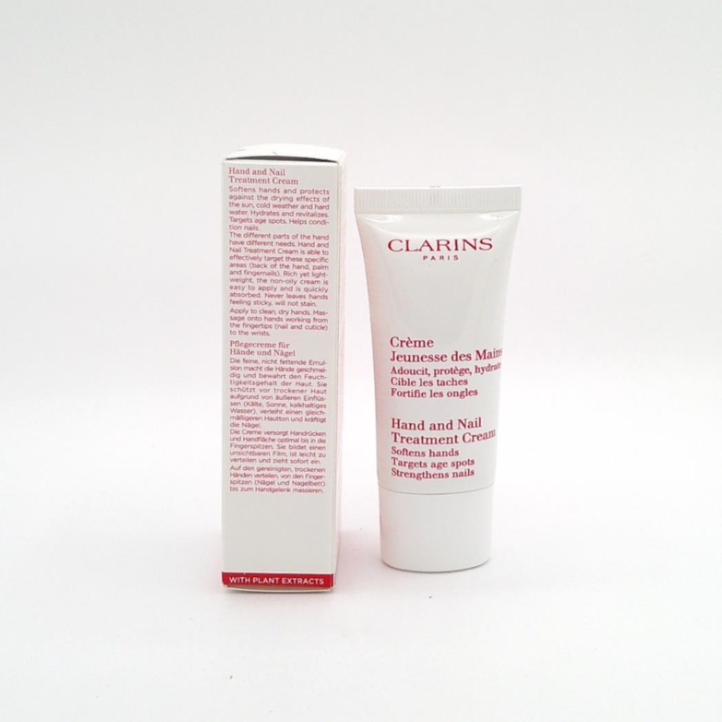 Clarins Hand and Nail Treatment Cream Targets Age Spots 1oz / 30ml *NEW IN BOX*