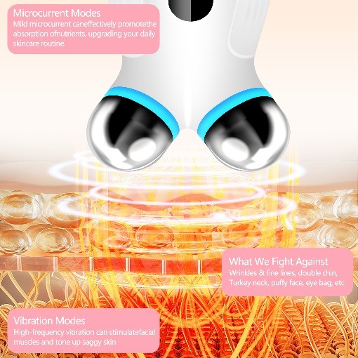 Anti Aging and Wrinkles Microcurrent Facial Device, Boost Skin Care Products Abs