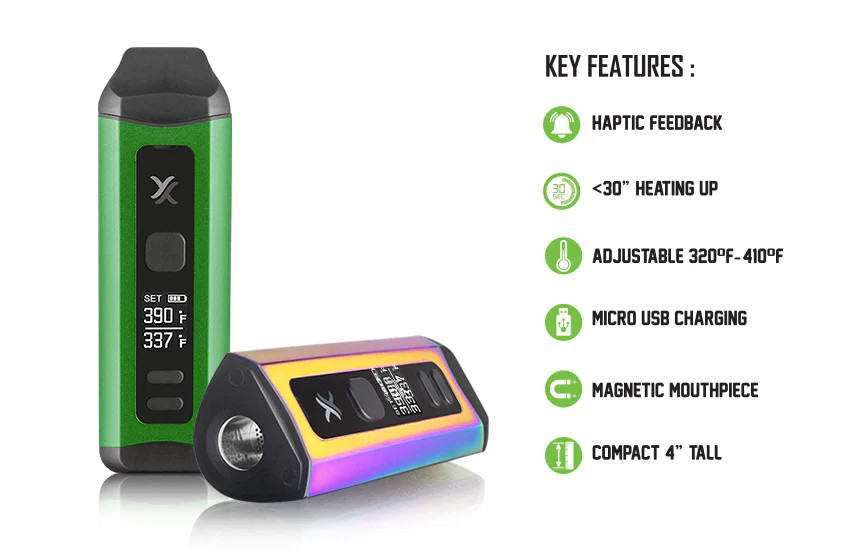 Brand New – Exxus Mini Plus – BLUE – Factory Sealed – Free Shipping + Grinder D