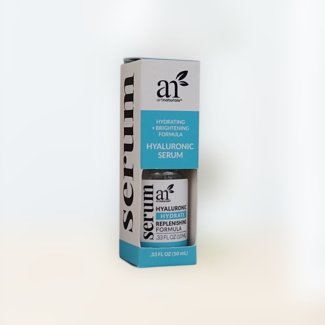 HYALURONIC ACID SERUM Hydrating Brightening Replenishing Formula 0.33 fl oz 1/27