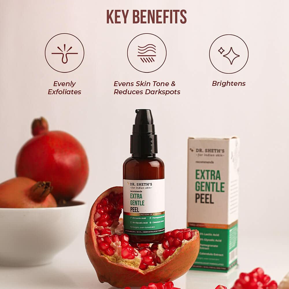 Dr. Sheth’s Extra Gentle Peel (Vegan) 50 ml Long Expiry