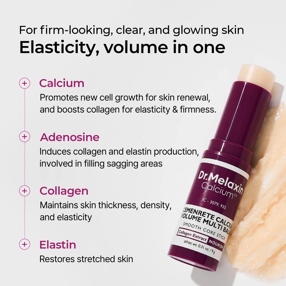 Dr. Melaxin Gifted Collagen Boost Set–Calcium Collagen Volume Balm for Pore,Spot