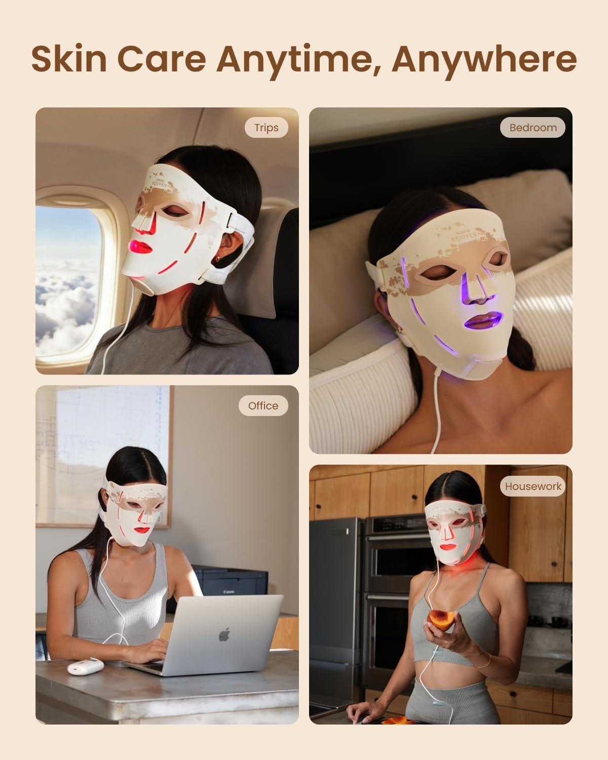 RENPHO Red Light Therapy Mask for Face 2026, Valentines Day Gifts for Women Wife