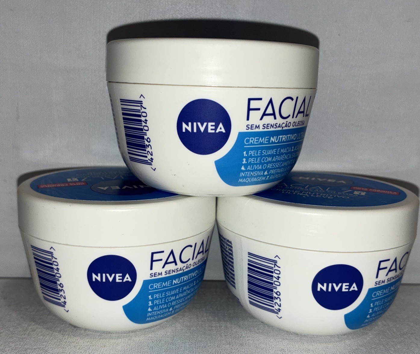 Lot Of 3-Nivea Facial cream7 in 1 nourishing care 100g Each/ New, Exp 04/2028