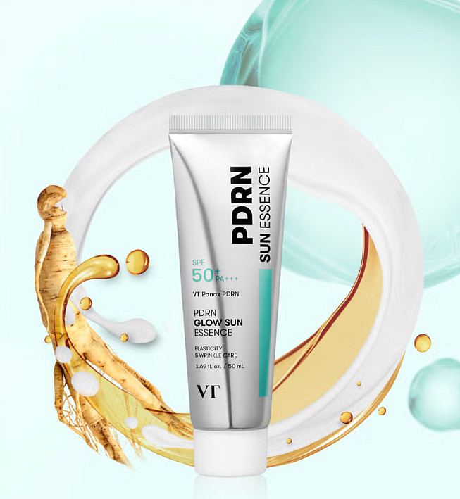 VT Panax PDRN Glow Sun Essence 50ml / SPF50+ PA+++