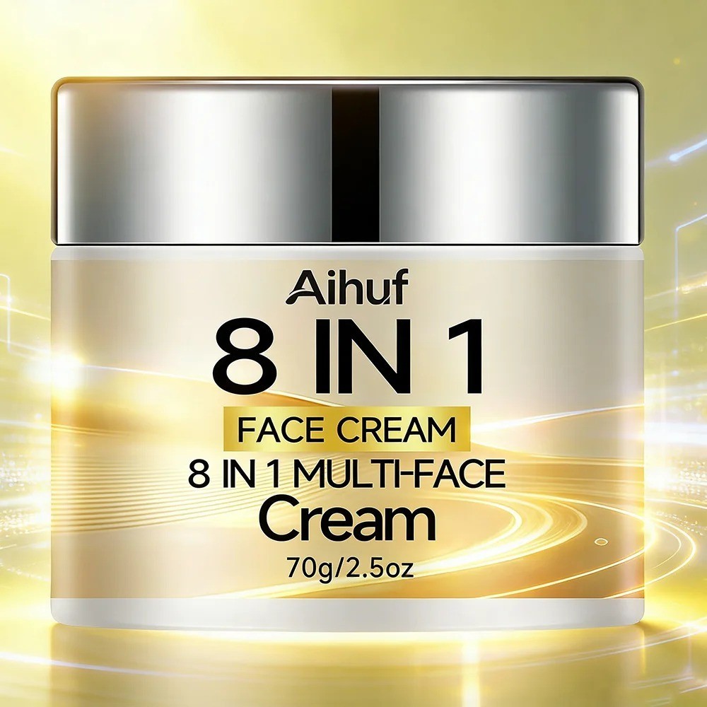 2PCS 8-in-1 Collagen Day & Night Cream Retinol Hyaluronic Firming Moisturizer