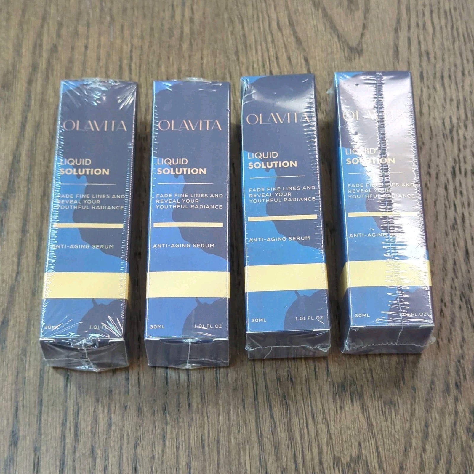 OLAVITA Liquid Solution Anti Aging Serum 30 ml 1.01 oz Lot of 4 Exp FEB2028 pack