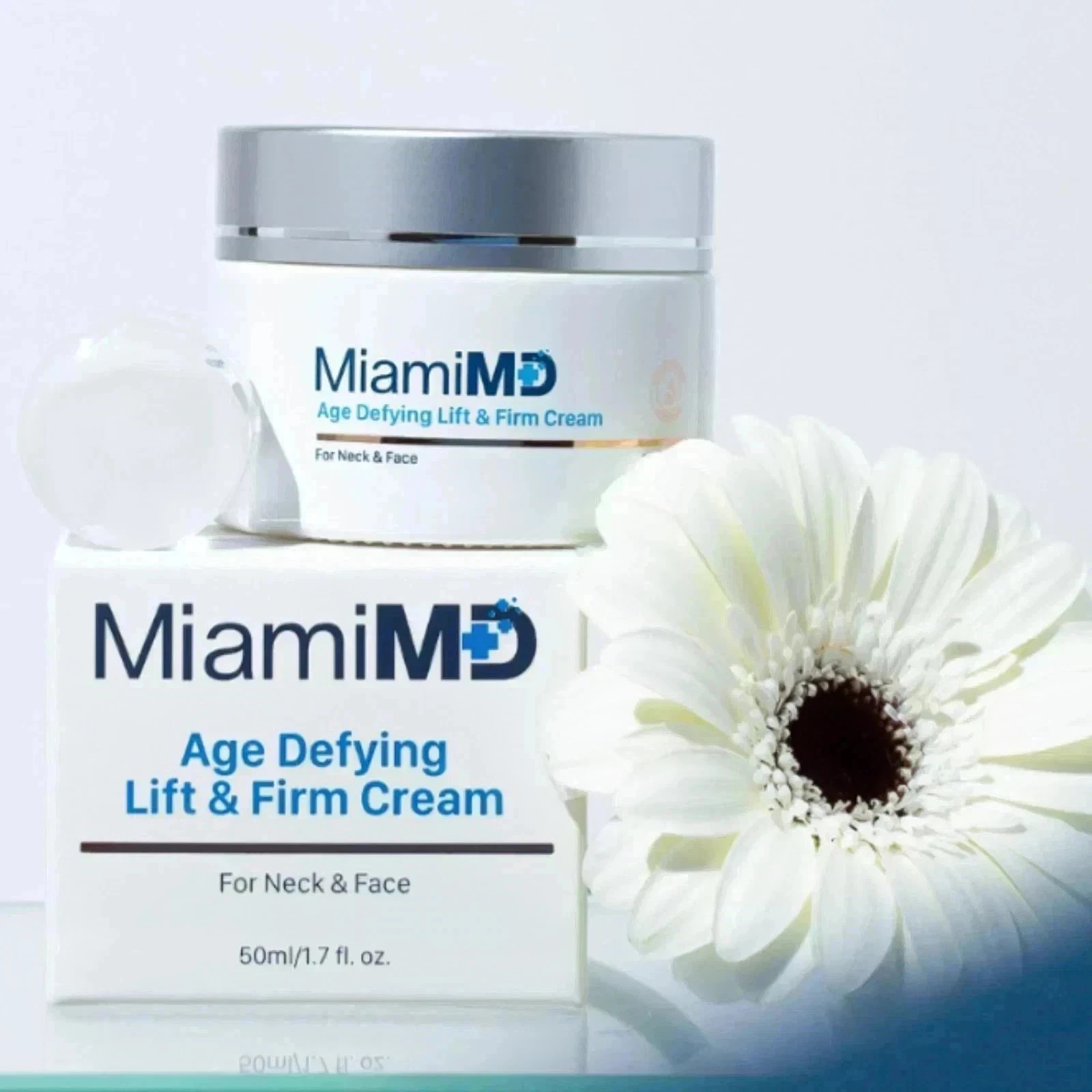 MiamiMD (Miami MD) Age Defying Lift & Firm Cream For Neck And Face – 50ml 1pack