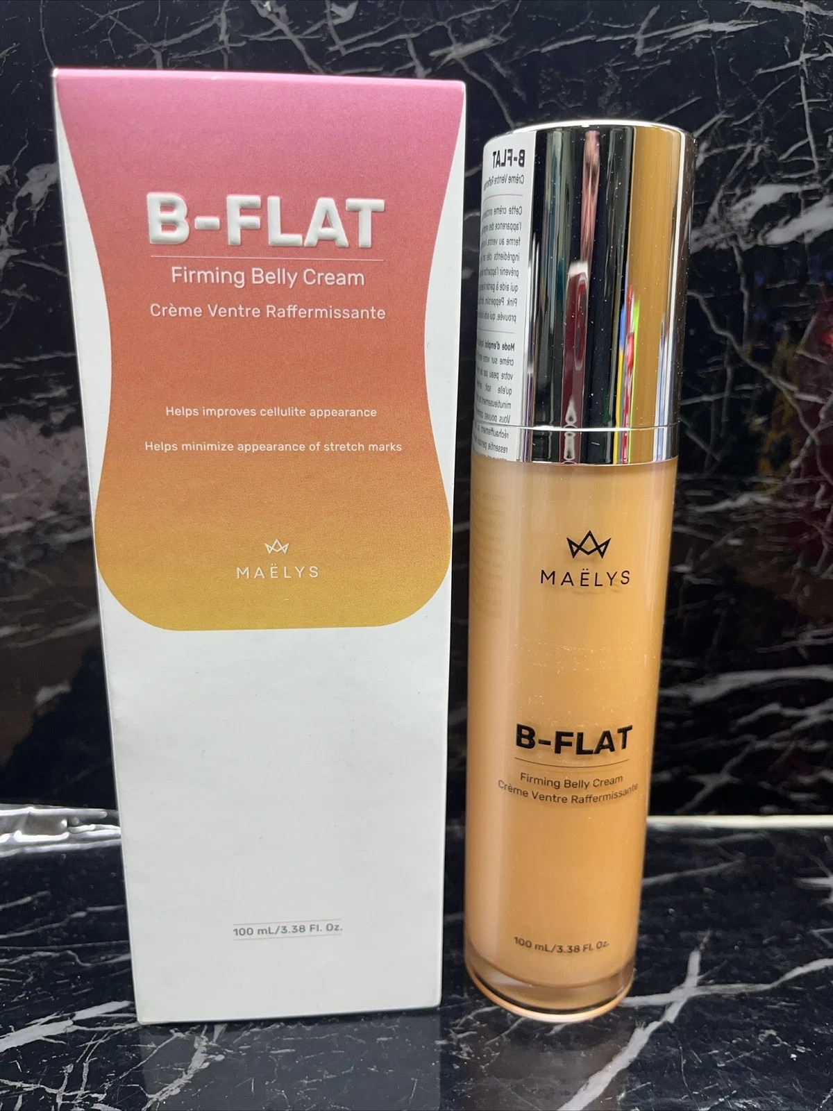 Maelys B-Flat Firming Belly Cream Cellulite Reduction 3.38oz New 🔥SALE🔥