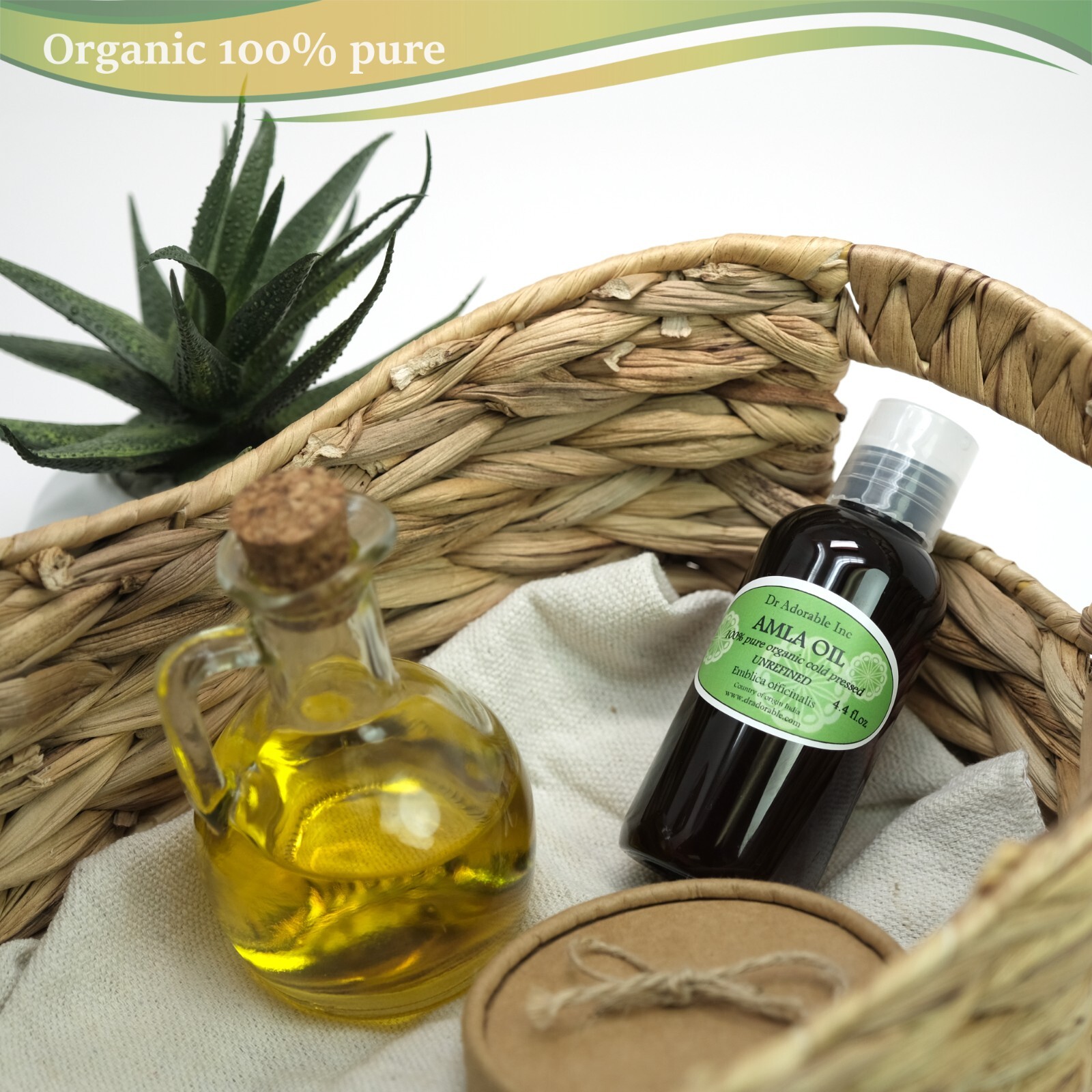 4 OZ AMLA OIL Unrefined Virgin Indian Gooseberry for Hair Growth Skin Anti Aging