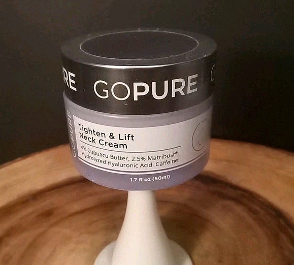 GoPure Tighten & Lift Neck Cream New SEALED 1.7oz exp 05/2027 No Box