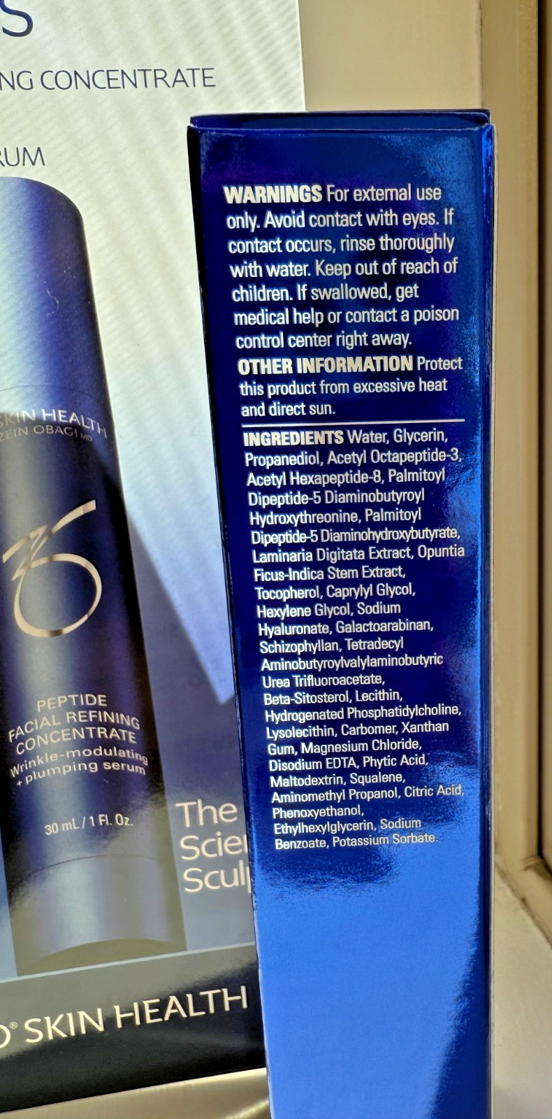 ZO Skin Health Peptide Facial Refining Concentrate 30ml / 1oz – Authentic & New