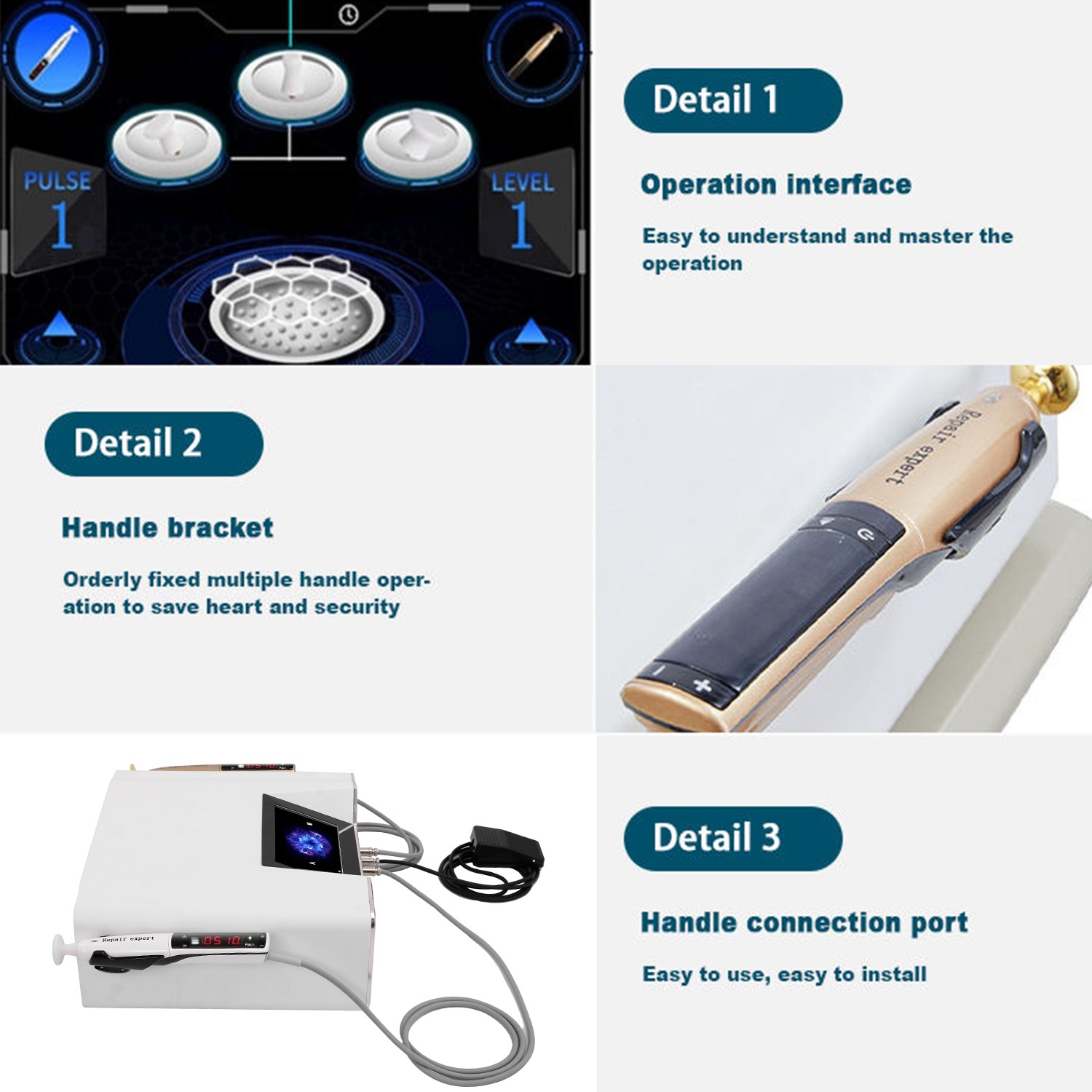 2in1 Plasma Ozone Eyelid Lift Acne Scar Removal Skin Rejuvenation Beauty Machine