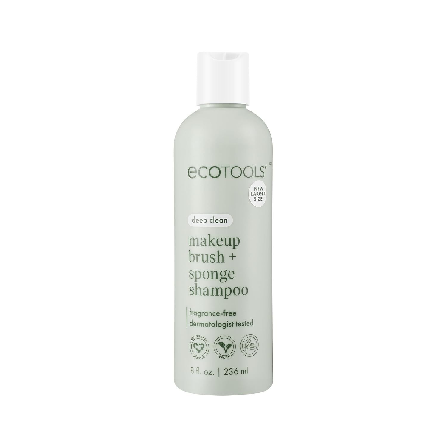 EcoTools Cleanser Shampoo for Makeup Brush/Sponge, Vegan & Cruelty-Free – 6 fl.o