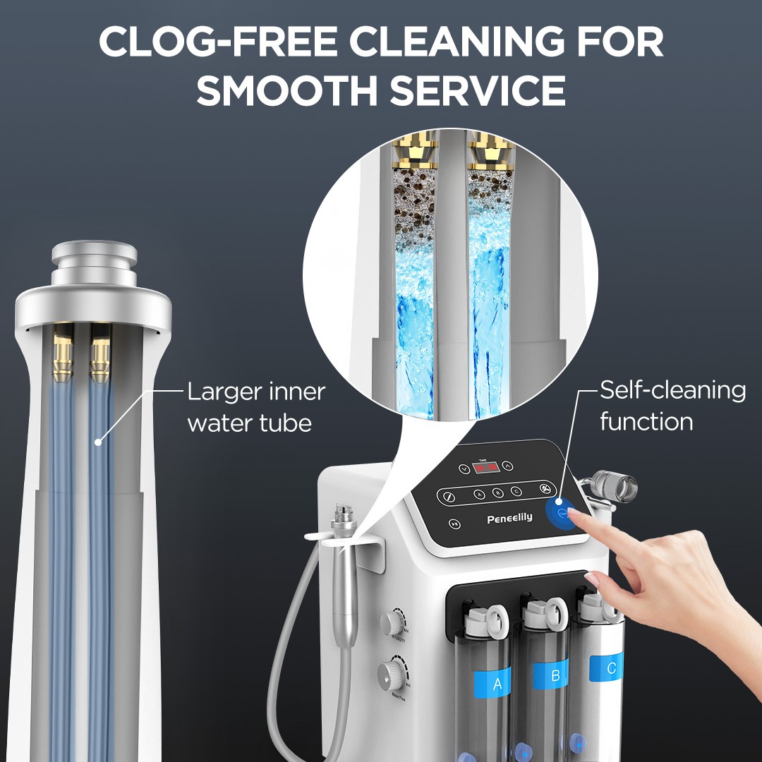 Pro Hydro Dermabrasion Machine Facial Skin Glowing Rejuvenation Care Salon Grade