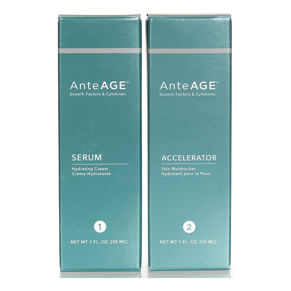 AnteAGE Pro System Serum & Accelerator 1oz/30ml DUO NEW IN BOX