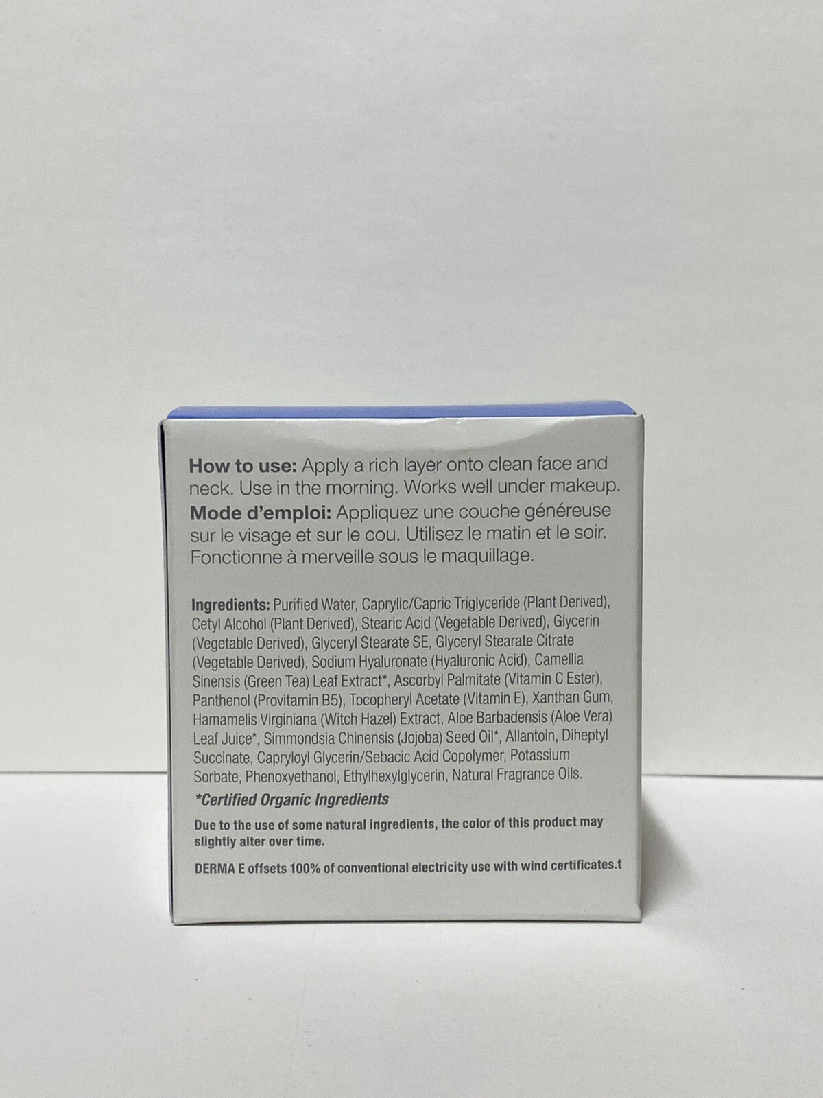 Derma E Hydrating Day Cream With Hyaluronic Acid & Green Tea (2oz / 56g) NEW
