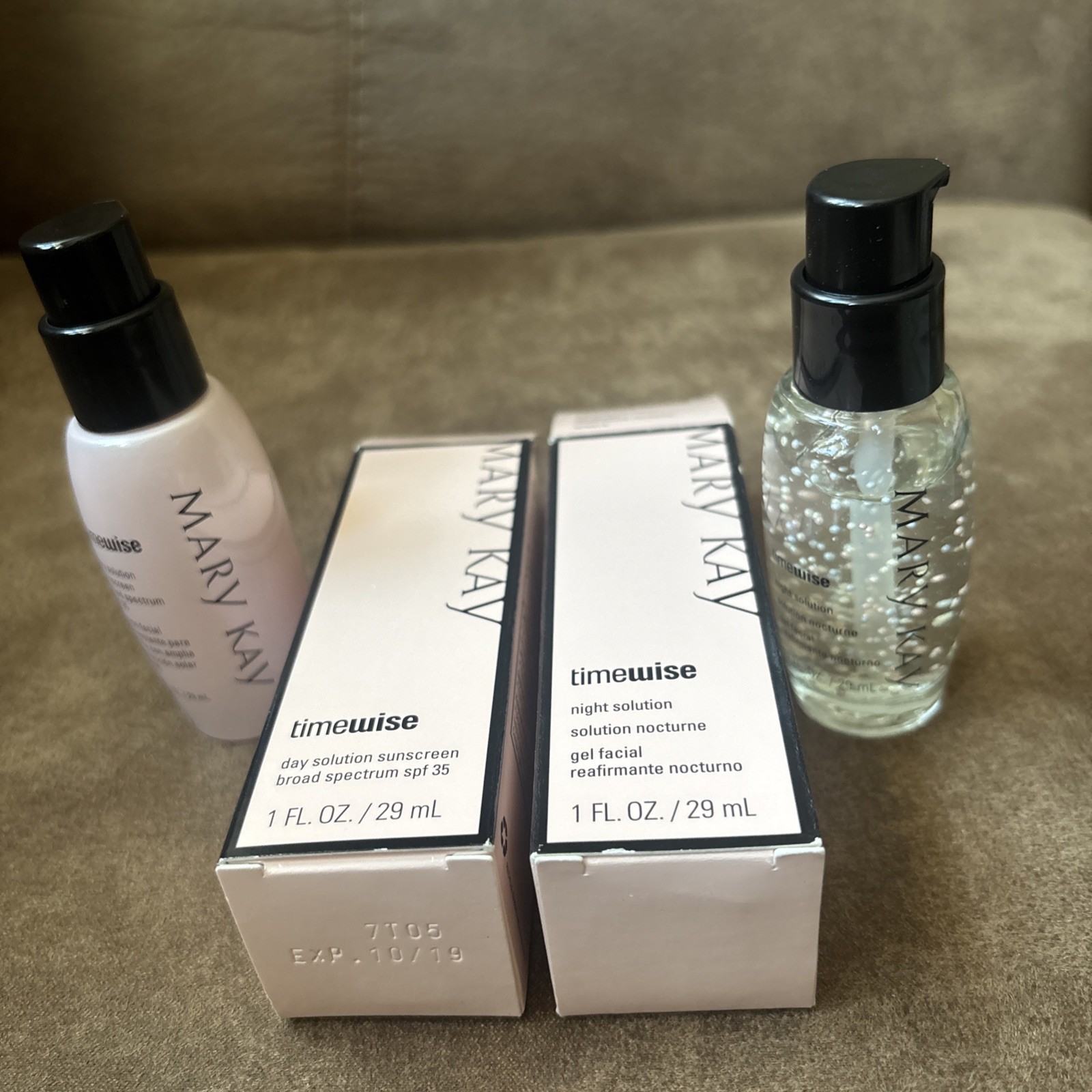 Mary Kay Timewise DAY and NIGHT Solution New in box Rare ~SPF 35