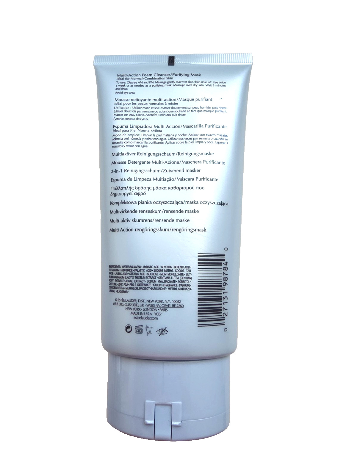 Estee Lauder PERFECTLY CLEAN Multi-Action FOAM CLEANSER/MASK – 5oz/150ml – NEW