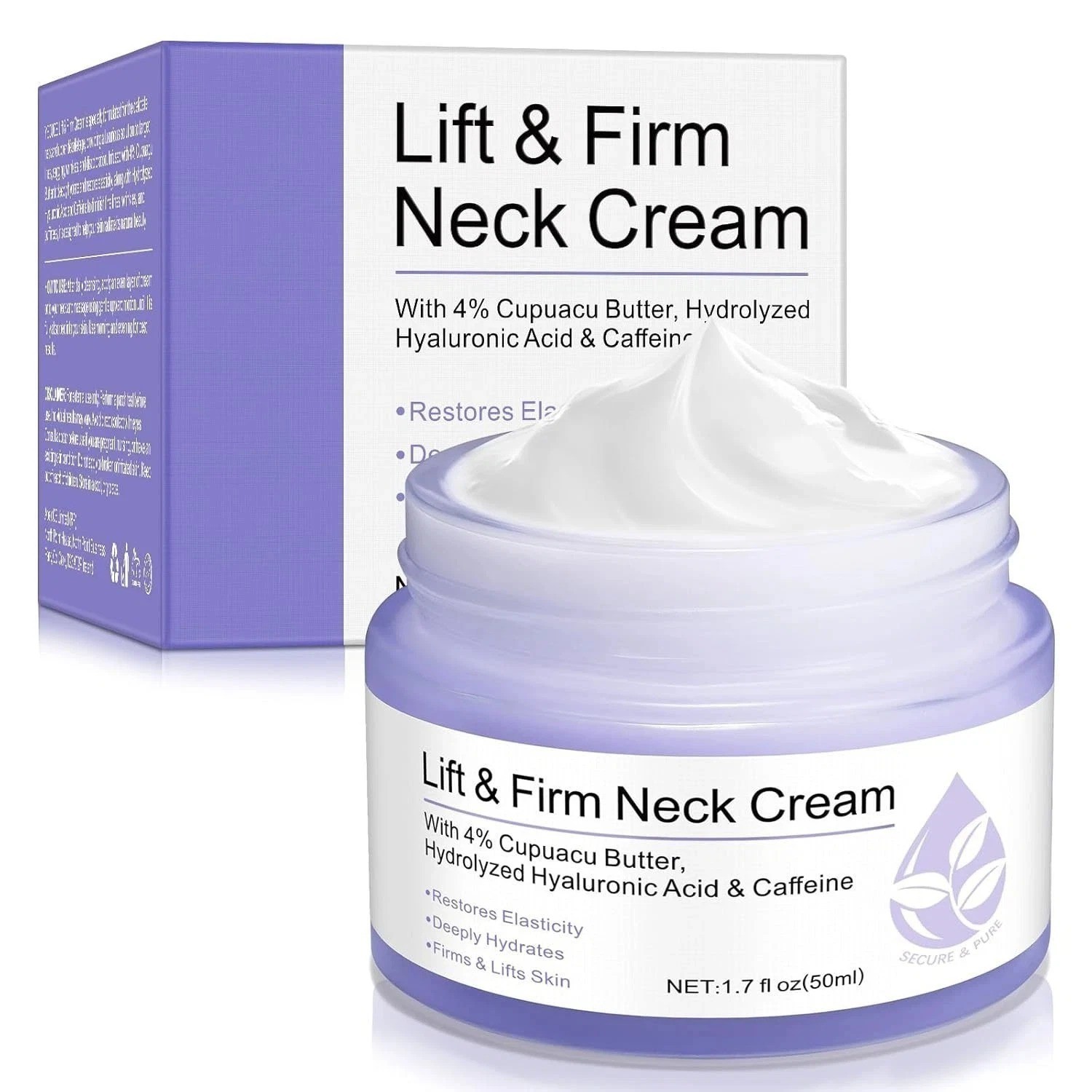 New Pure Beauty Tighten & Lift Neck Firming Cream – Anti-Aging Neck Creams fo