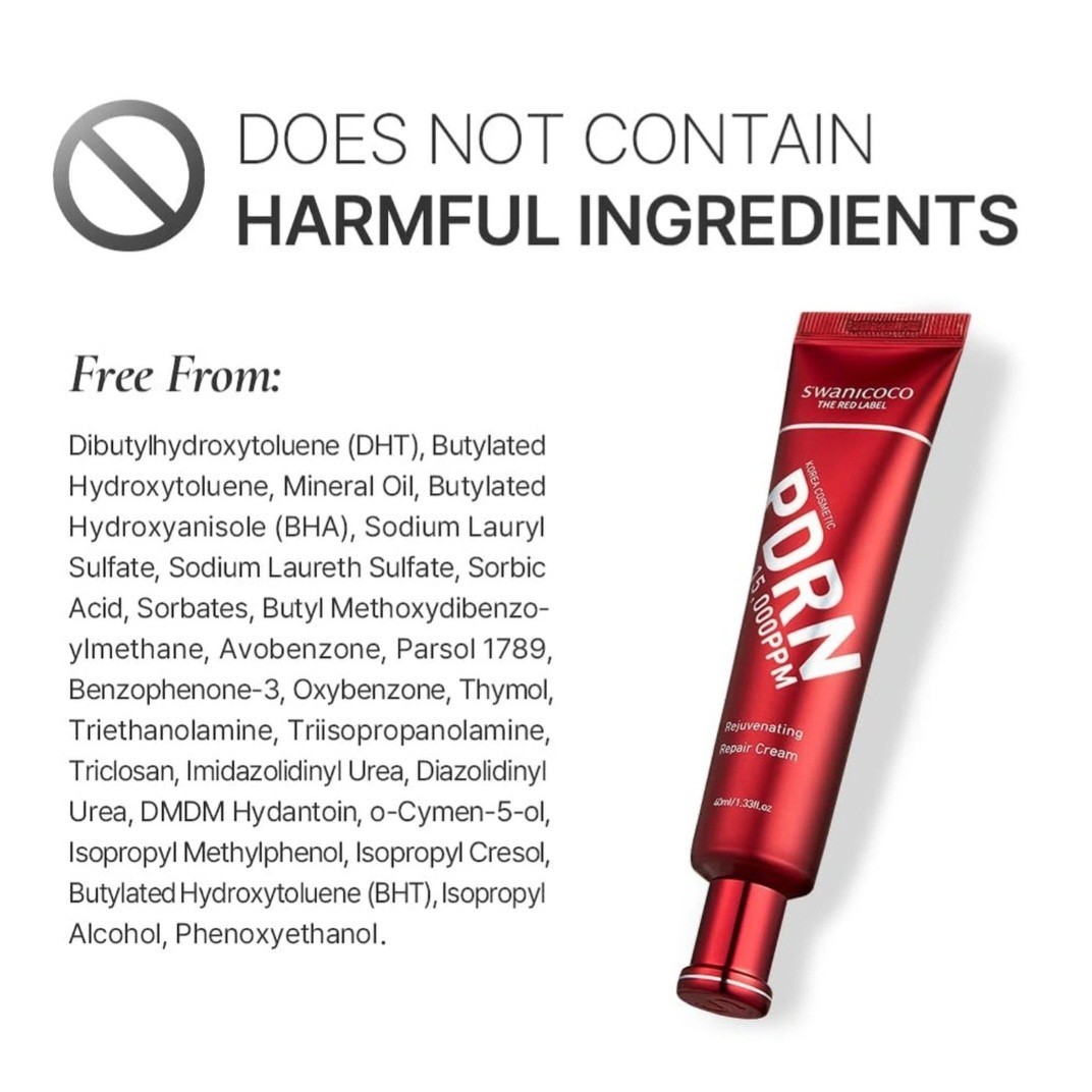 Swanicoco The Red Label PDRN 15000PPM Repair Face Cream 1.33 fl oz
