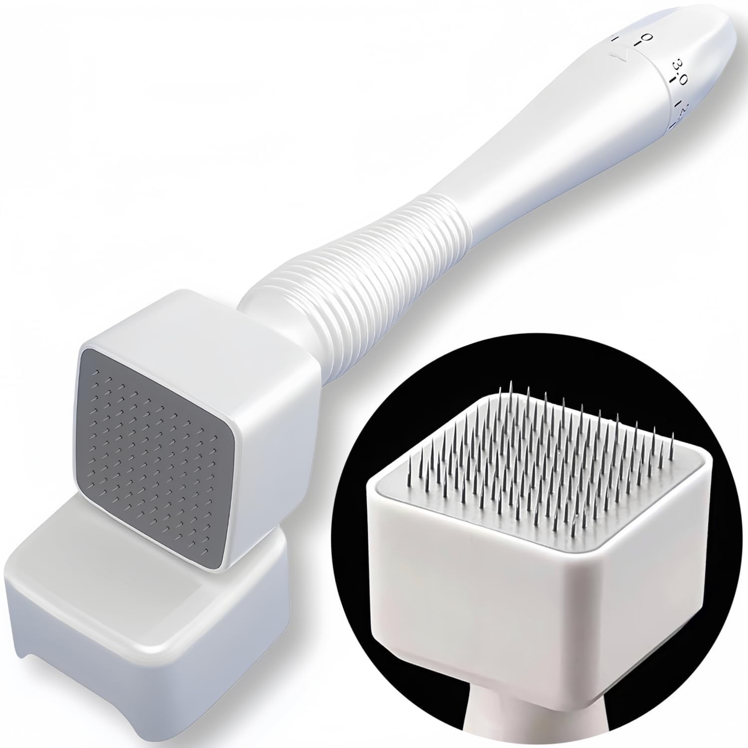 Derma Stamp Adjustable Micro Needle Derma Roller 0.25 mm for Beard Growth Face