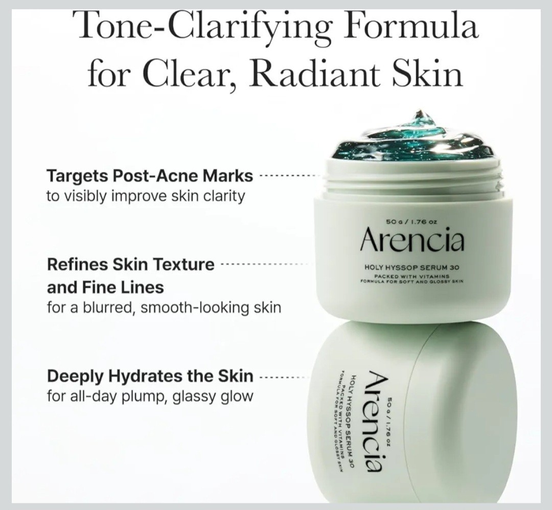 [US Seller] Arencia Holy Hyssop Serum 30 1.76 oz (50 g)