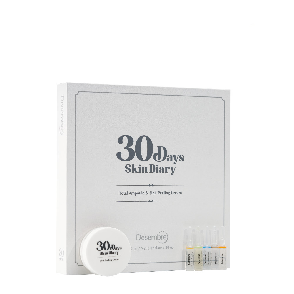 Desembre 30 Days Skin Diary set | Ampoule 30ea + Peeling Cream 30ea