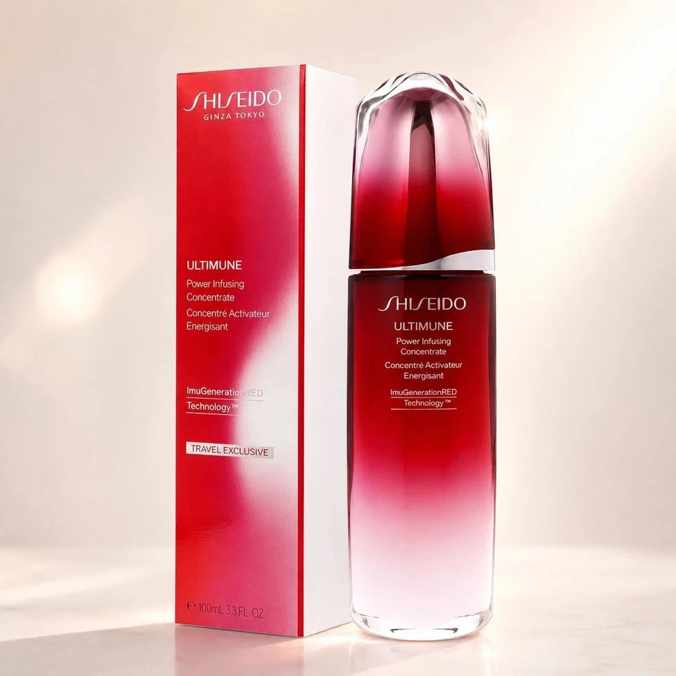 SHISEIDO ULTIMUNE Power Infusing Concentrate 100ml 3.3oz New Free Delivery