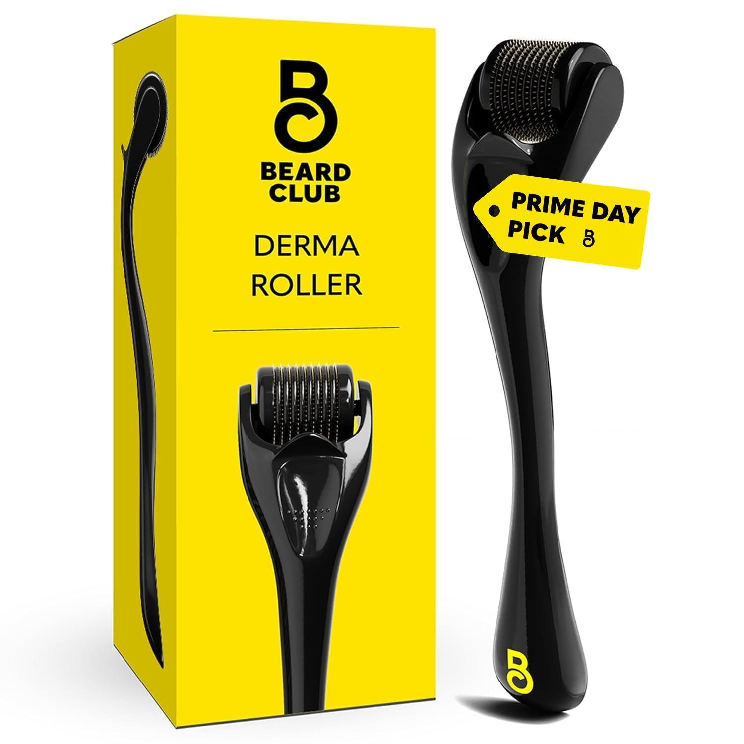 The Beard Club Derma Roller for Face, Body and Scalp – Microneedling for Men and