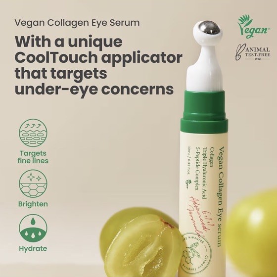2 AXIS-Y Vegan Collagen Eye Serum 0.33 fl oz EXP 02/02/2029 Korean Skincare